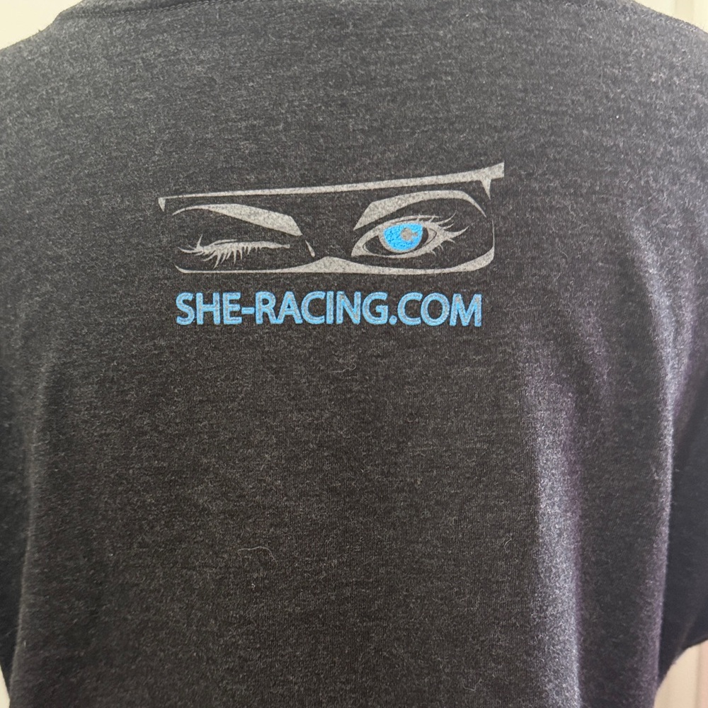 Next Level Apparel Black Tee “ I’m not racing I’m qualifying “ XL - Picture 4 of 5